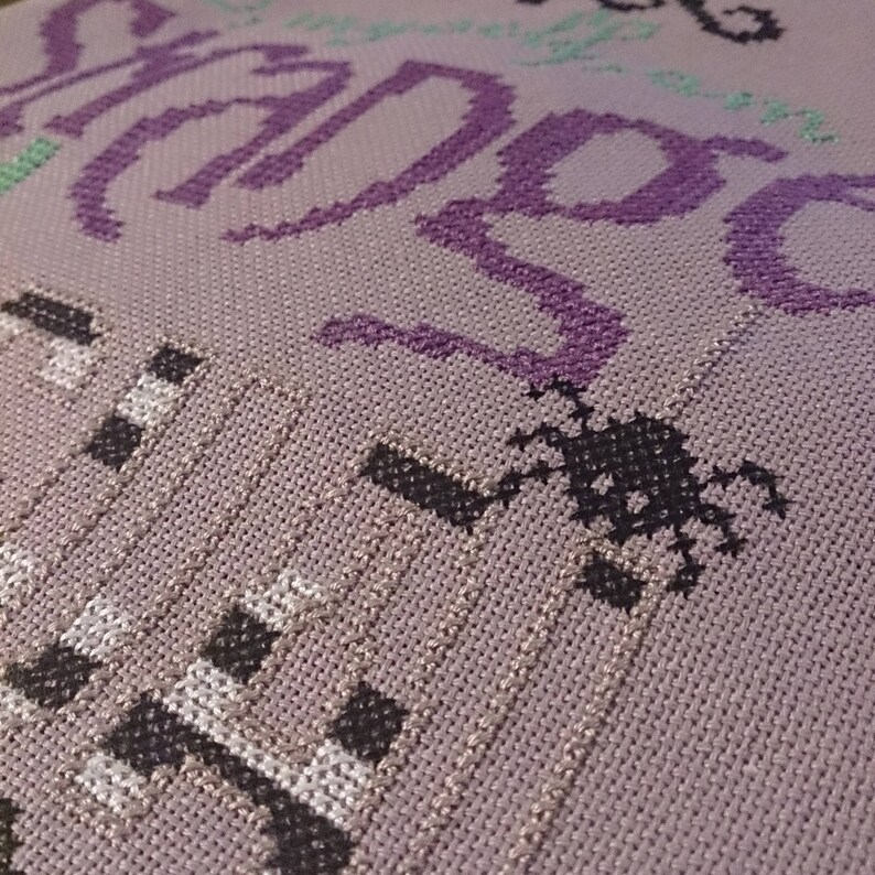 Strange and Unusual Modern Cross Stitch Pattern Digital Etsy