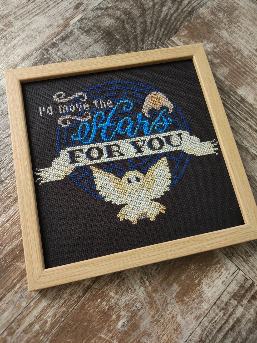 I'd Move the Stars Cross Stitch Pattern - Goblin King Cross Stitch ...