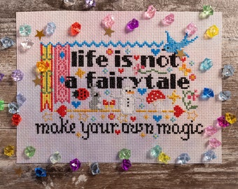 Make your own Magic Cross Stitch Pattern / Fairytale Cross Stitch Pattern
