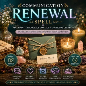 Communication Renewal Spell – Reconnect, Encourage Contact & Emotional Openness