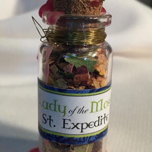 ST. EXPEDITE incense, offering, invoking charm, altar offering