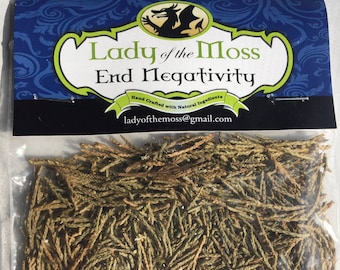 End Negativity loose incense, smudge, sachet, saging blend