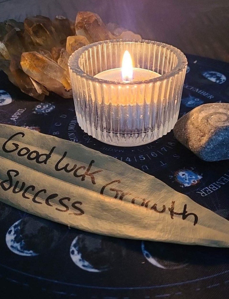 Same Day Enhance Luck Candle, Energy, Success, Candle Burning image 2