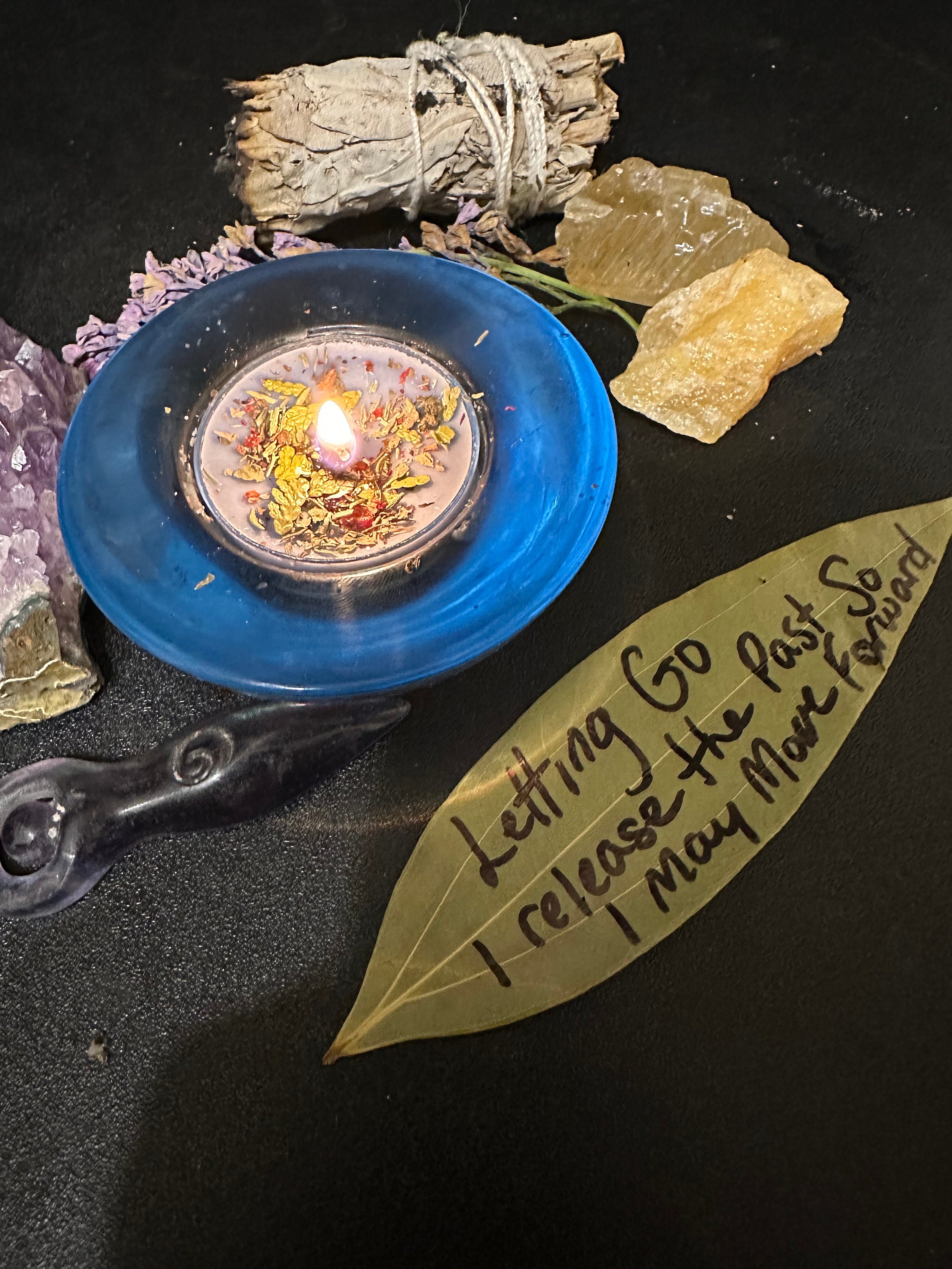 Same Day - Letting Go Candle-Negative Feelings-Heartache- Old Baggage