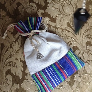 Saszetka na szczęście Mojo bag / koniczyna / zawieszka / zioła