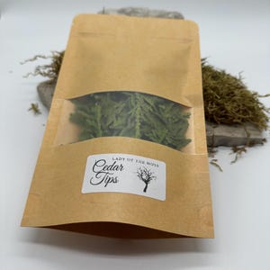 CEDAR TIPS Canadees - geoogst en aan de lucht gedroogd, medicijnen, wierook, vlekken, potpourri en ambachtelijk werk