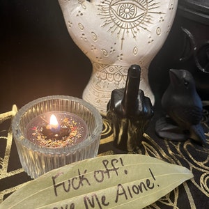 Same Day- F*ck Off! Candle Burning for you