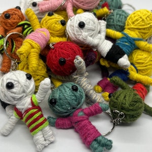Verschiedene Mini Voodoo Doll Schlüsselanhänger