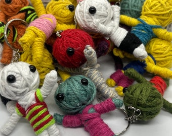 Assorted Mini Voodoo Doll keychains