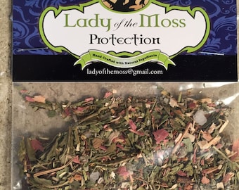 Protection loose incense burning smudge