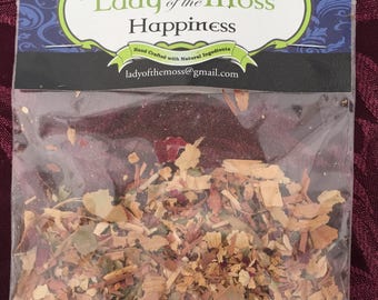 Happiness loose incense burning smudge for positive happy energy