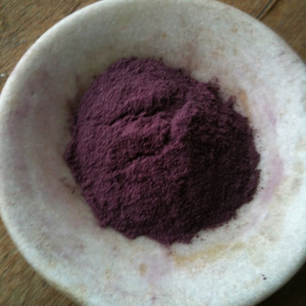 PURE RED ROSE Petal Powder pure powder to use in soaps, incense for burning, spell bags, candle dressings or other crafts.