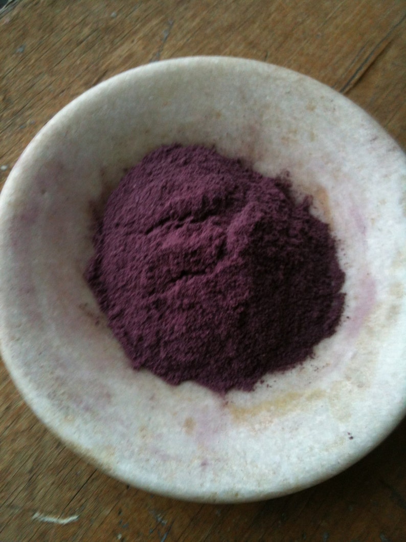 PURE RED ROSE Petal Powder pure powder to use in soaps, incense for burning, spell bags, candle dressings or other crafts. image 1