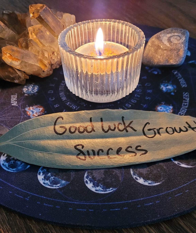 Same Day Enhance Luck Candle, Energy, Success, Candle Burning image 3