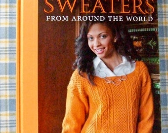 Knitting Sweaters From Around the World, hardcover, new, free postage