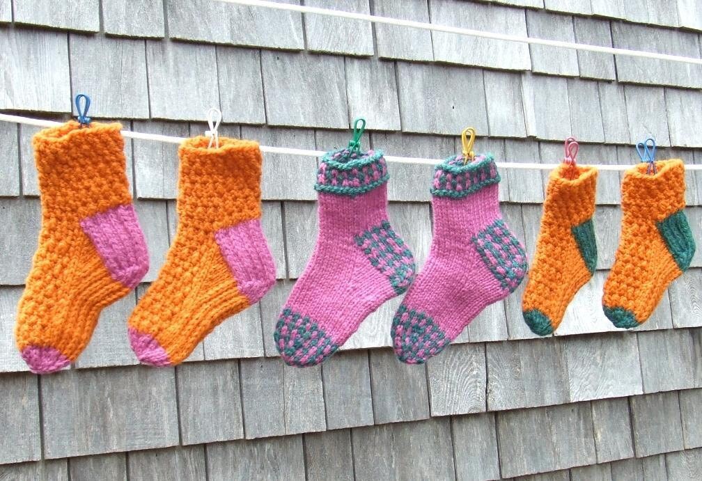 Twisting Rib Sock Pattern Knitting Pattern – Partridge & Twisted Rib Socks, Children's Boy's Girl ...