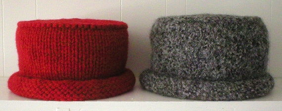 Brim Knit Felted Bucket 