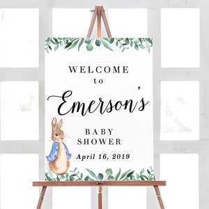 Peter Rabbit Baby Shower Decor, Peter Rabbit Decor, Peter Rabbit Baby Shower Decorations, Peter Rabbit Baby Shower Printables
