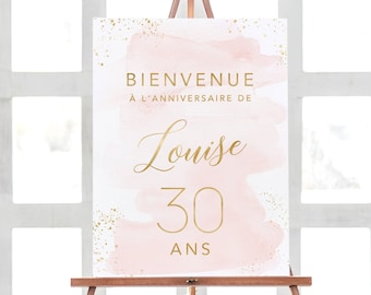 Affiche Anniversaire Etsy France