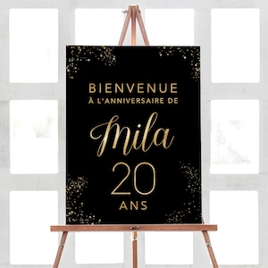 Welcome Birthday Party Sign, 30th Birthday Welcome Decorations