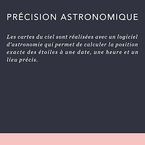 Carte du Ciel Personnalisée, Affiche Étoile le Soir de Notre Rencontre Personnalisée en Format PDF ou Imprimée en A4 ou A3 image 4