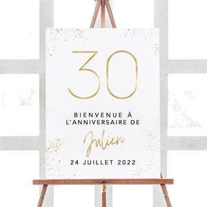 30. Geburtstag Dekorationen, Willkommen Geburtstagsparty Schild, 30. Geburtstag Willkommen