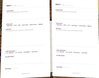 Ausdruckbares Klartraumtagebuch | Traumtracker & Reflexionsbuch