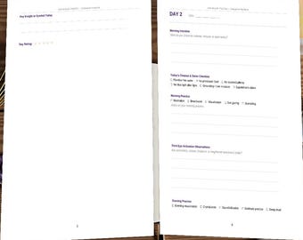 Ausdruckbares Tagebuch zur Entwicklung des Dritten Auges | 21-Tage-Arbeitsbuch für Achtsamkeit und Reflexion