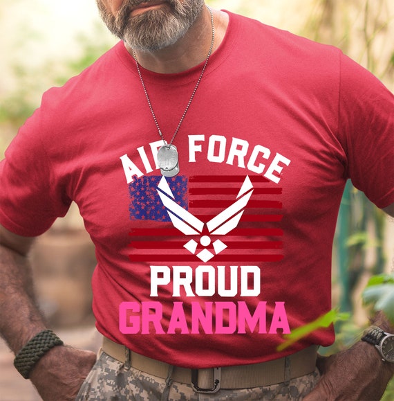 Proud Air Force Grandma Shirt American 
