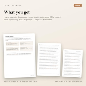 Content Creator ChatGPT Prompts, 40 AI Prompts for Reels Hooks Scripts Captions and Content Ideas, PDF Instant Download