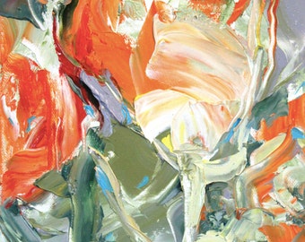 Fresh Flowers Triptych No.16-3, limited edition of 50 fine art giclee prints