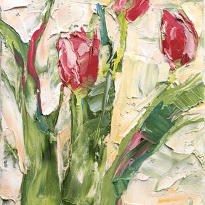 Fresh Flowers Triptych No.3-3, limited edition of 50 fine art giclee prints