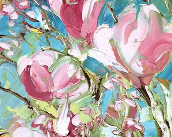 Fresh Flowers Triptych No.4-3, limited edition of 50 fine art giclee prints