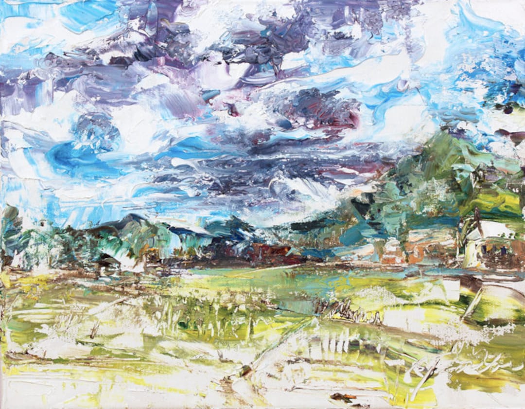 絵画 trip Japan Trip No.6, Original Oil Painting, 11x14inches - Etsy