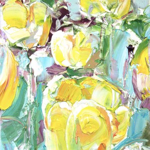 Fresh Flowers Triptych No.13-3, limited edition of 50 fine art giclee prints