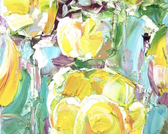 Fresh Flowers Triptych No.13-3, limited edition of 50 fine art giclee prints