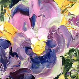 Fresh Flowers Triptych No.20-1, limited edition of 50 fine art giclee prints
