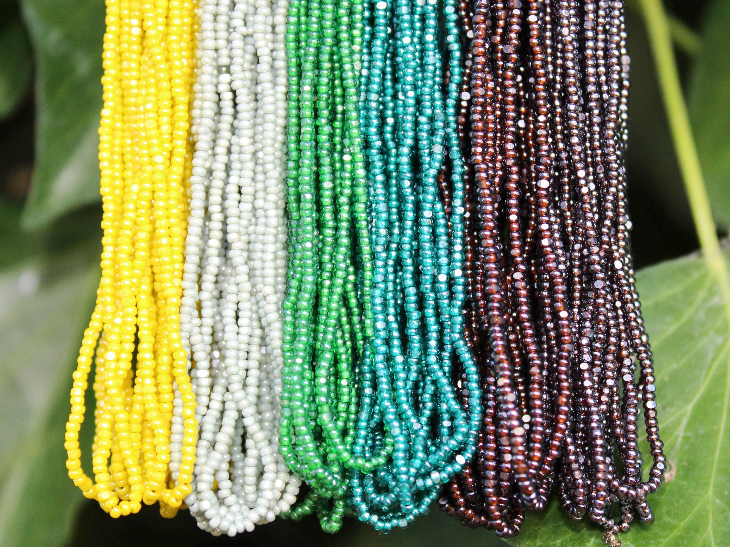 Vintage Yellow Seed Beads - Etsy