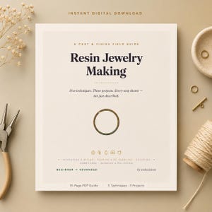 Resin Jewelry Making Tutorial PDF | Beginner to Advanced Guide