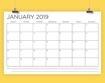 11x17 calendar etsy