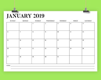 11x17 calendar etsy