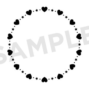 Heart Valentine Frame Clip Art Set, PNG, SVG, VECTOR, Valentine's Day Clipart, Heart Wreath, Wedding Wreath, Heart Border, Heart Frame image 8