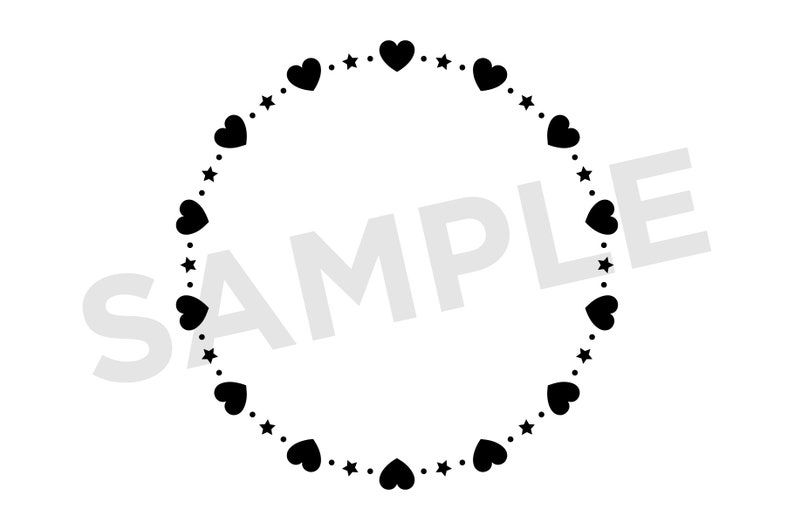 Heart Valentine Frame Clip Art Set, PNG, SVG, VECTOR, Valentine's Day Clipart, Heart Wreath, Wedding Wreath, Heart Border, Heart Frame image 8