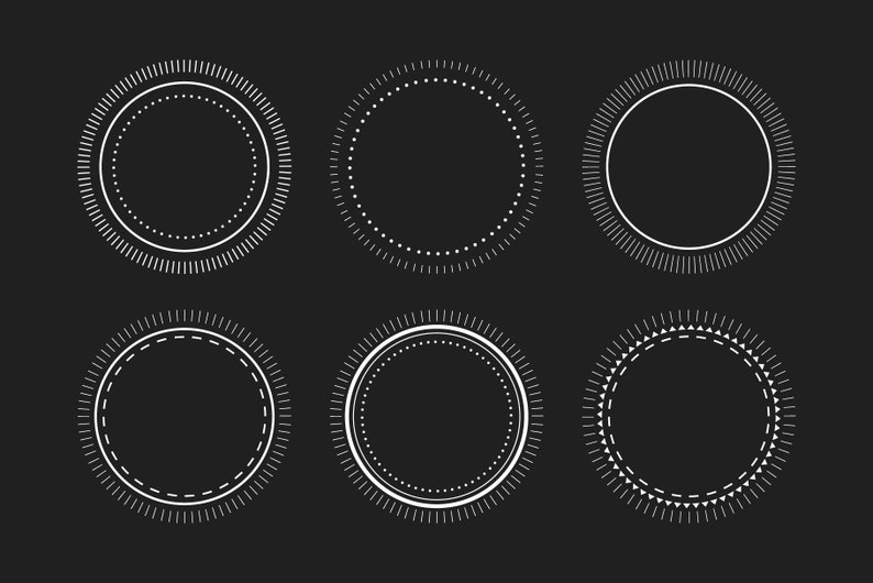 Download Notary Stamp Frame Set PNG SVG VECTOR Clip Art Circle ...