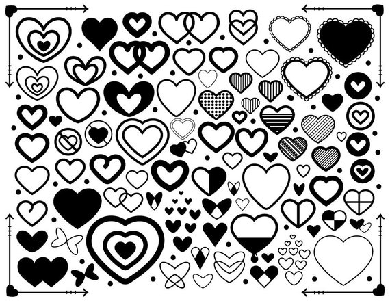 Simple Doodle Heart Clip Art Set Png Svg Vector Minimalist Etsy Simple Doodle Heart Clip Art Set Png Svg Vector Minimalist Etsy