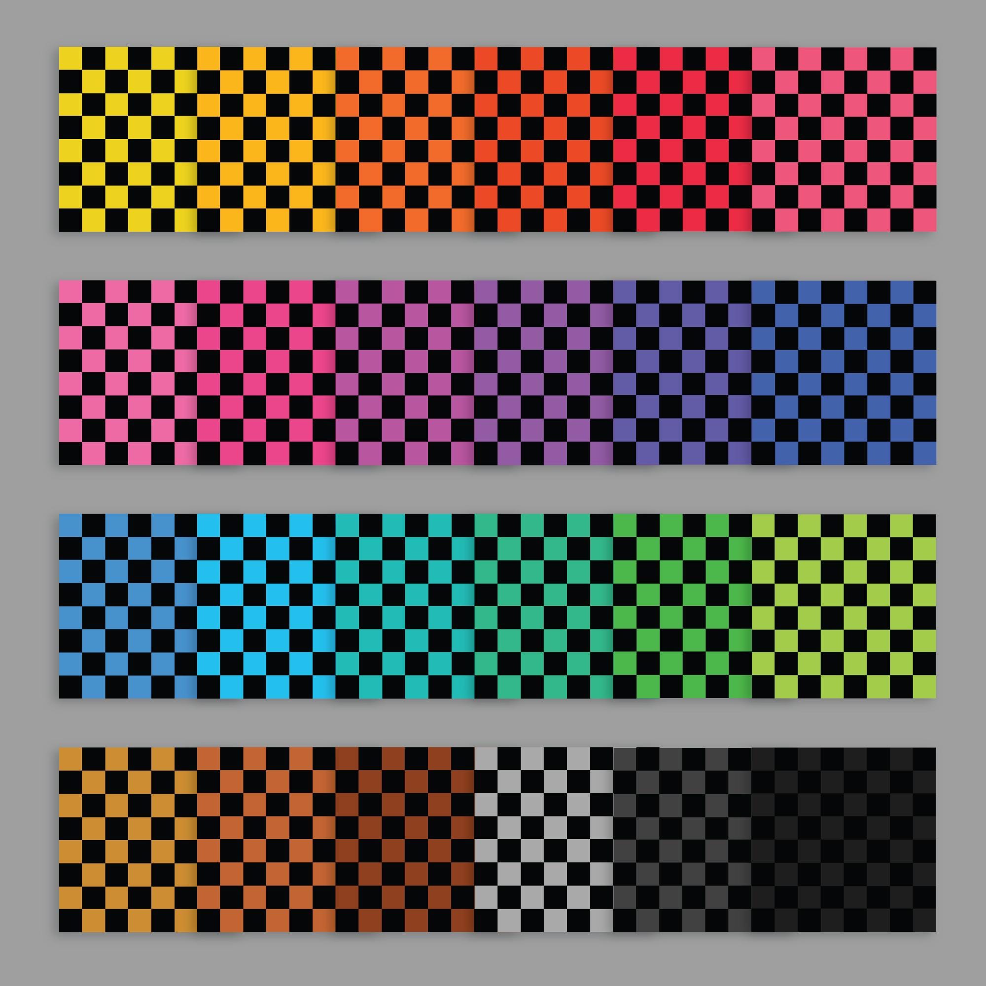 Rainbow Checkerboard Seamless Pattern Digital Paper, JPG, PDF, VECTOR ...