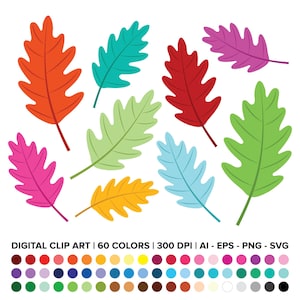 Imágenes prediseñadas de hojas de árbol, PNG, SVG, VECTOR, imágenes prediseñadas de hojas de roble, imágenes prediseñadas de hojas de roble Svg, imágenes prediseñadas de plantas, imágenes prediseñadas de hojas, siluetas de hojas, hojas de árboles
