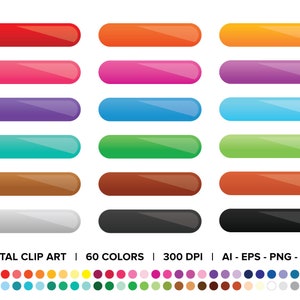 Set clip art pulsante Web sfumato, PNG, SVG, VETTORE, Ombre, Arrotondato, Rettangolo, Vuoto, Pulsante sito Web, Pulsante Web, Clipart pulsante, Download