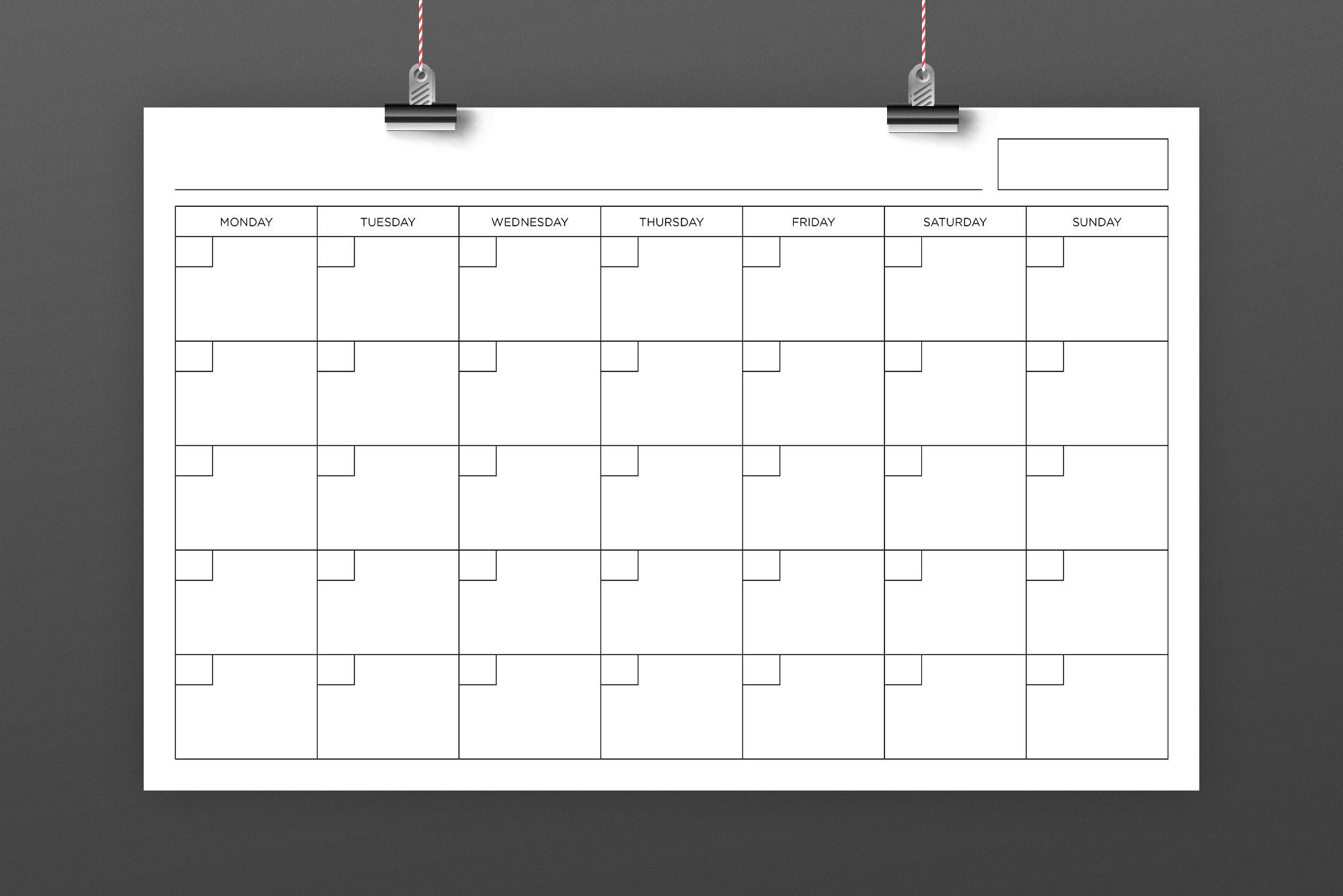 11x17 Inch Blank Calendar, 11 X 17 Printable Calendar, Calendar Template,  Reusable Calendar, Perpetual Calendar, Calendar PDF - Etsy