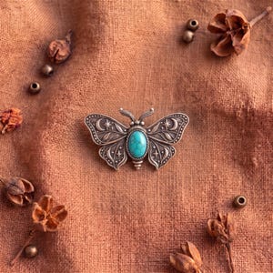 Moth Brooch - Etsy